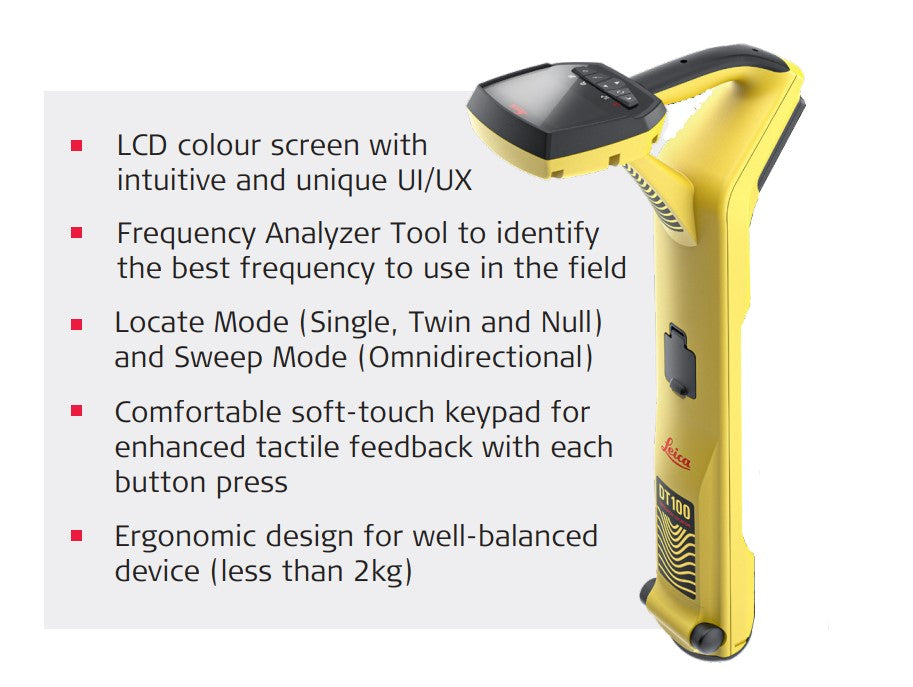 Leica DT100 - Cable and Pipe Precision Locator